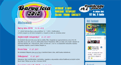Desktop Screenshot of barvyleta.cz